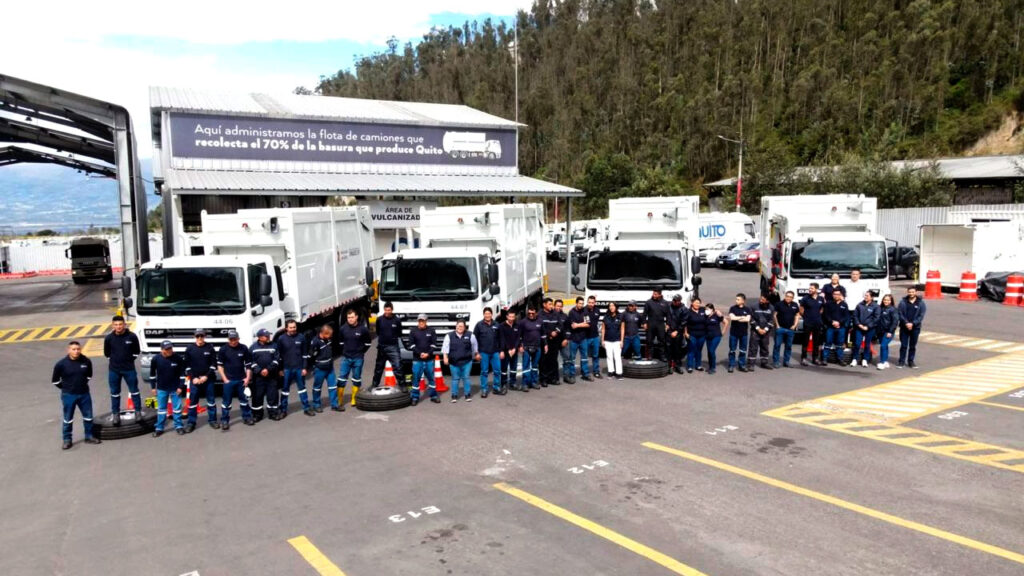 RECOBAQ repotencia 14 camiones tipo DAF de EMASEO